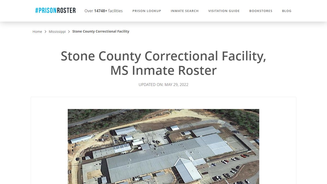 Stone County Correctional Facility, MS Inmate Roster